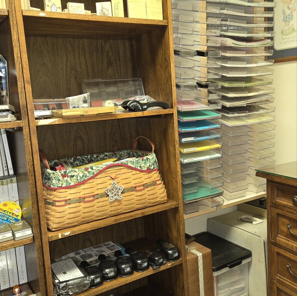 Stampin Up wooden stamps, stamp sets and card stock